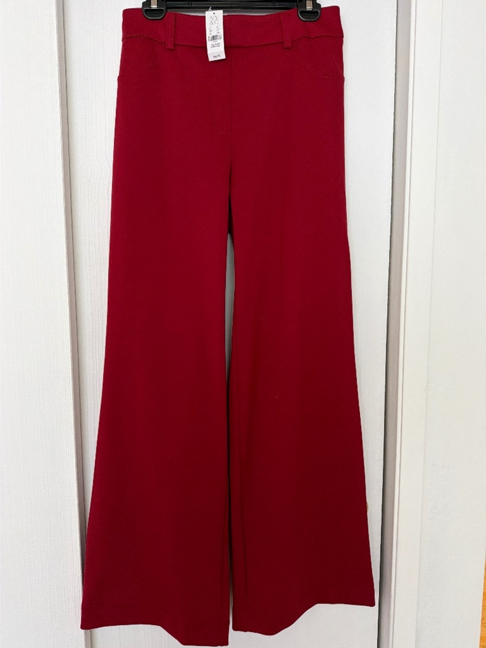 New York & Company Red Wide Leg Dress Pants Size Medium